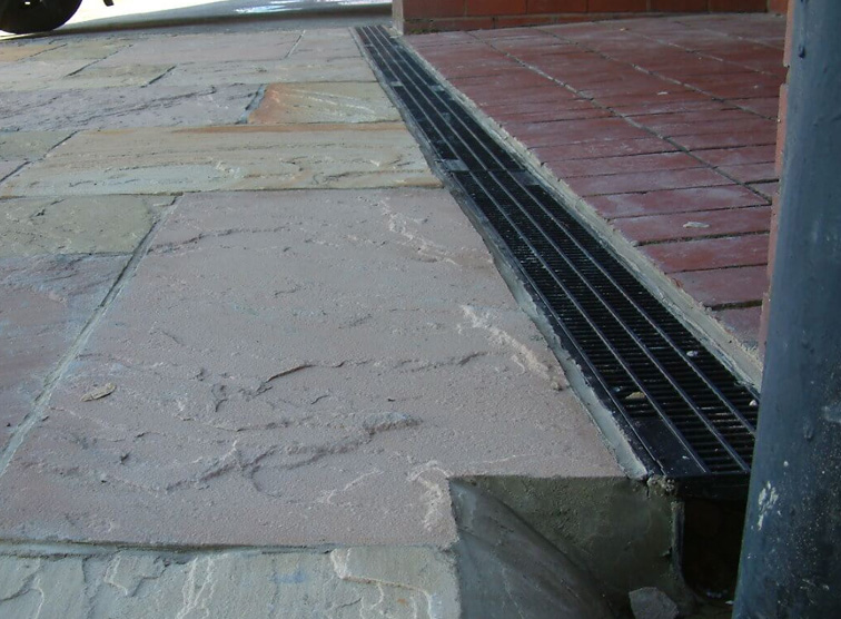 driveway drainage installation