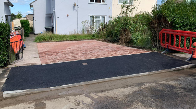dropped kerb install