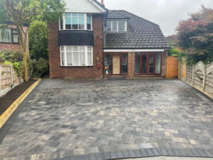 beautiful block paving installation