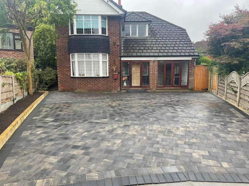 beautiful block paving installation