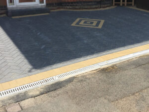 new driveway block paving