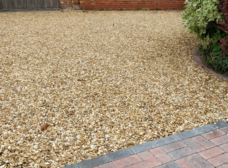 new gravel driveway
