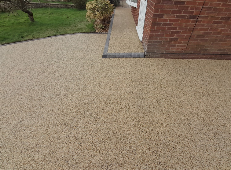 new resin bound driveway